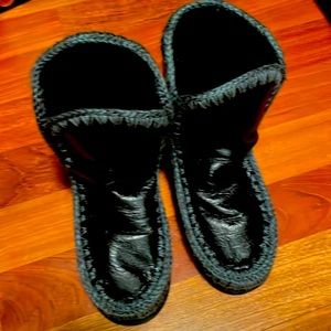 Black Mou Mou boots size 8